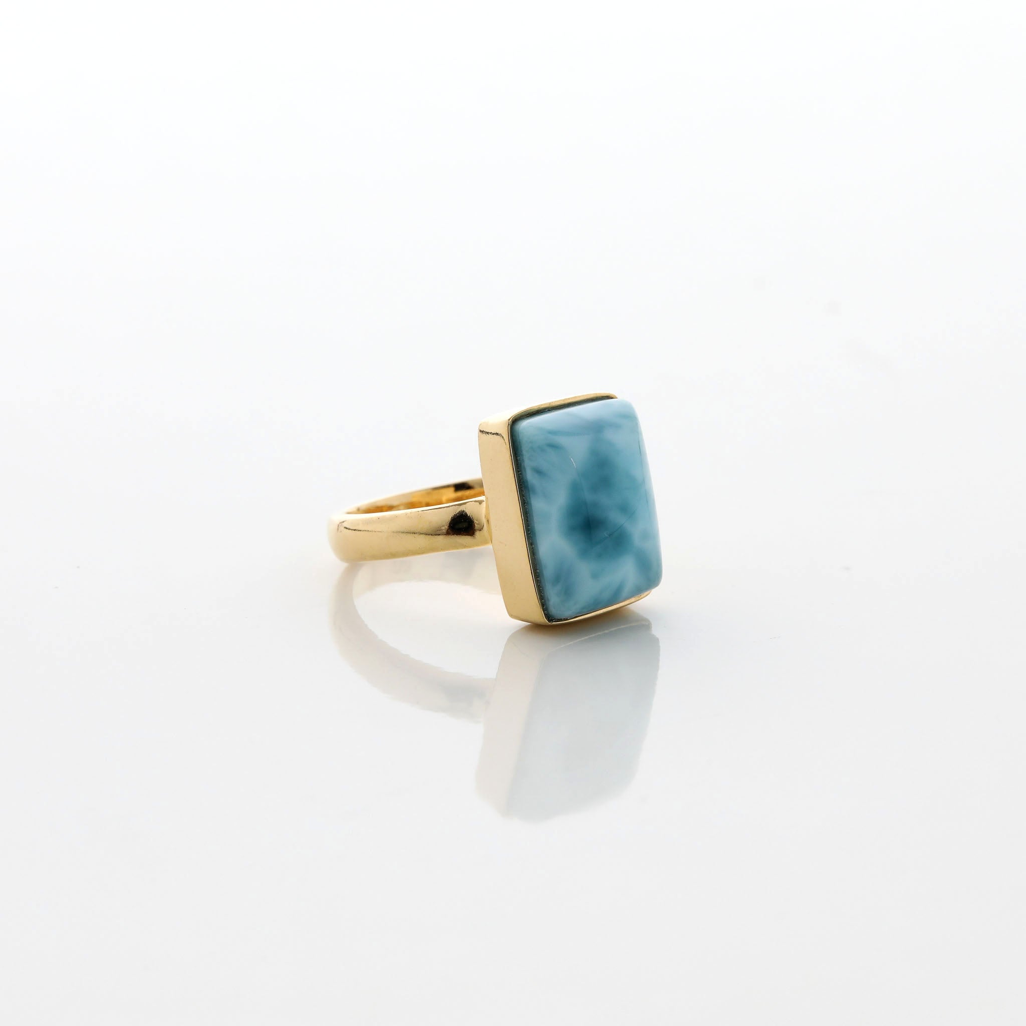 Gold Vermeil Larimar Ring Sienna