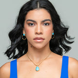 Larimar Gold Vermeil  Pendant Jova