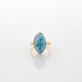 Gold Vermeil Larimar Ring Gala