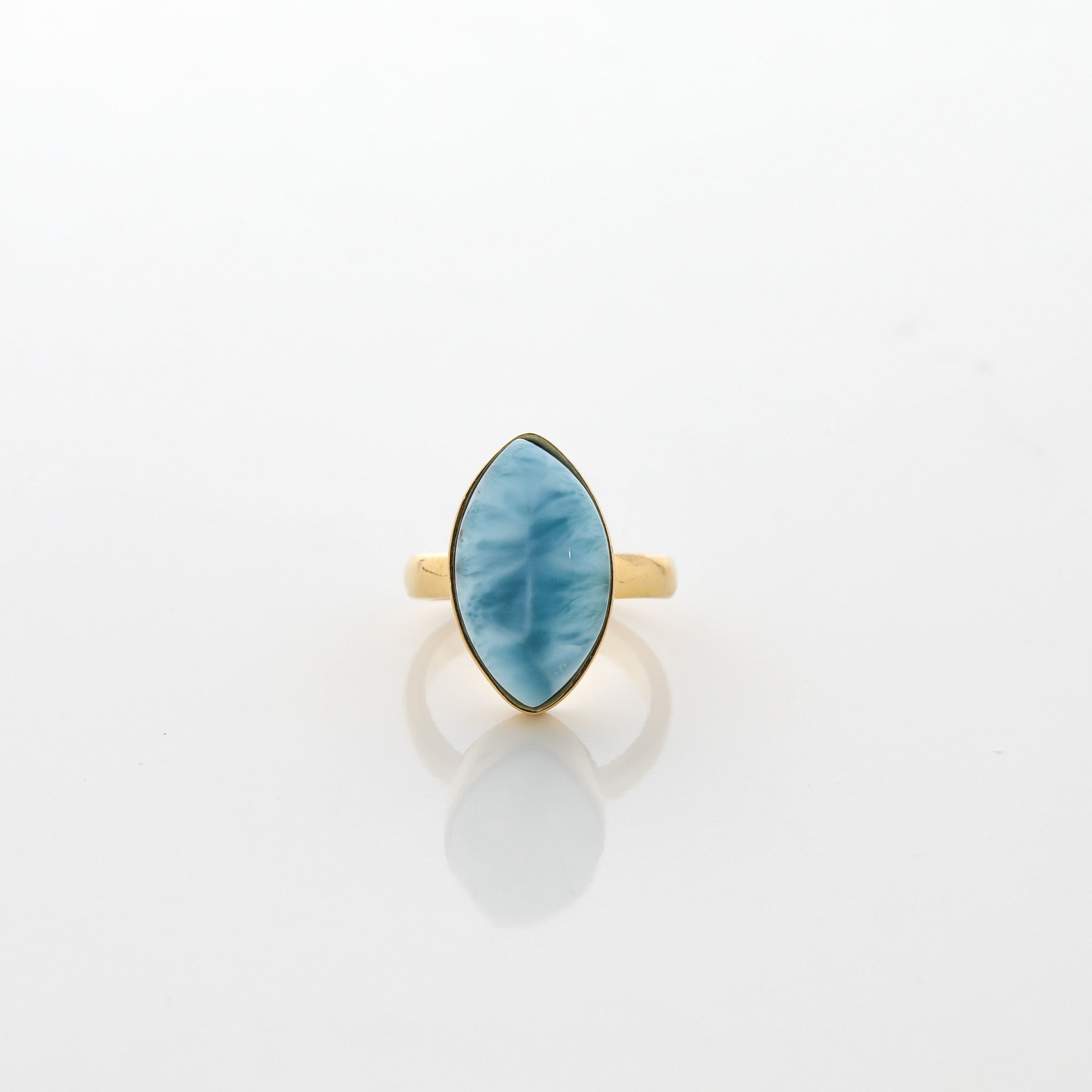 Gold Vermeil Larimar Ring Gala