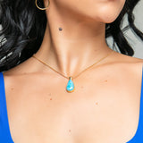 Larimar Gold Vermeil  Pendant Juliet