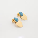 Vermeil Larimar Earrings Vivia