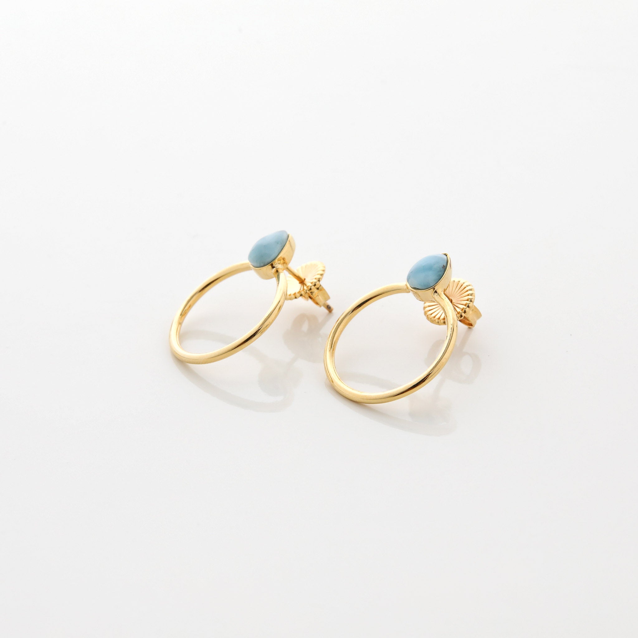 Vermeil Larimar Earrings Vera