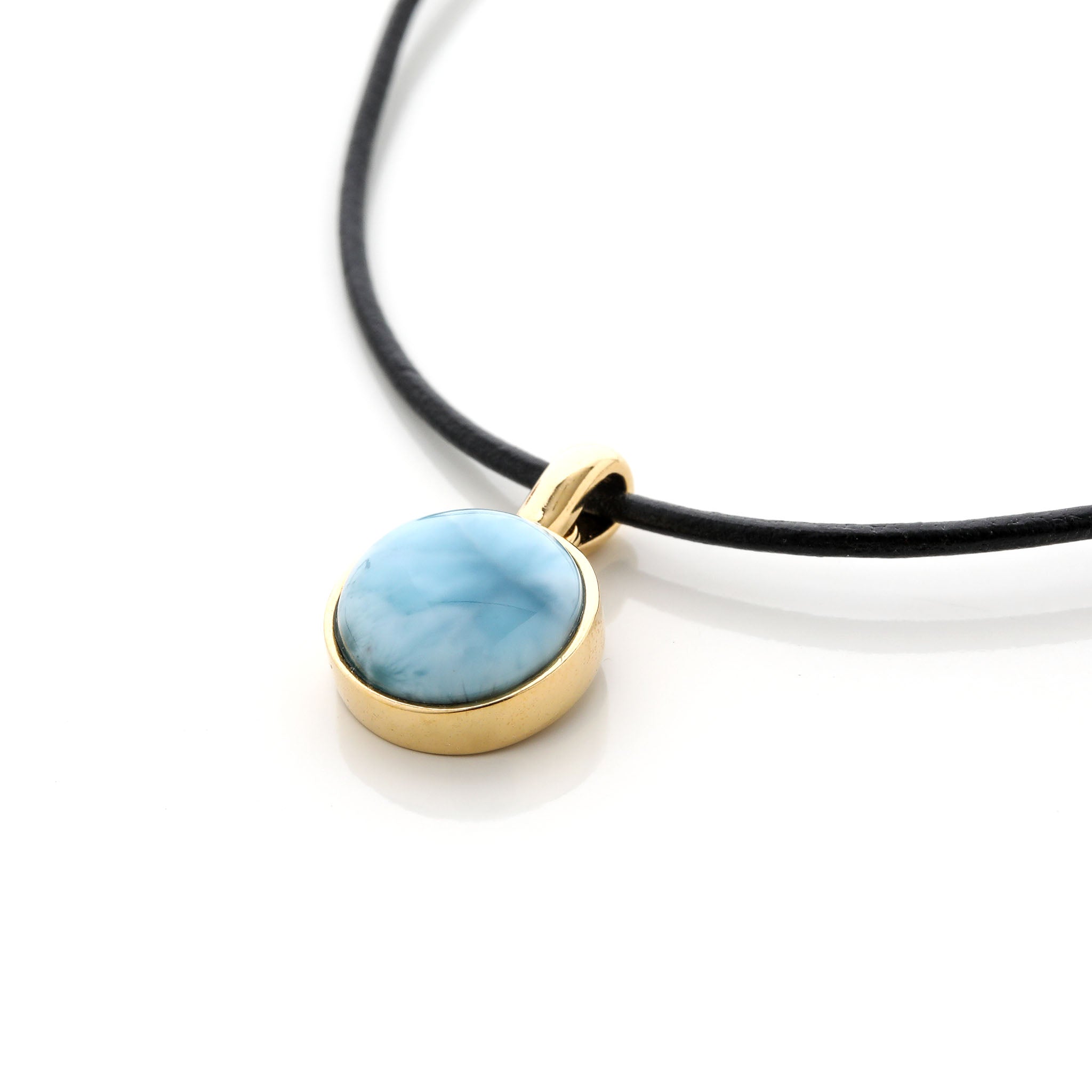 Gold Vermeil Larimar Pendant Ren