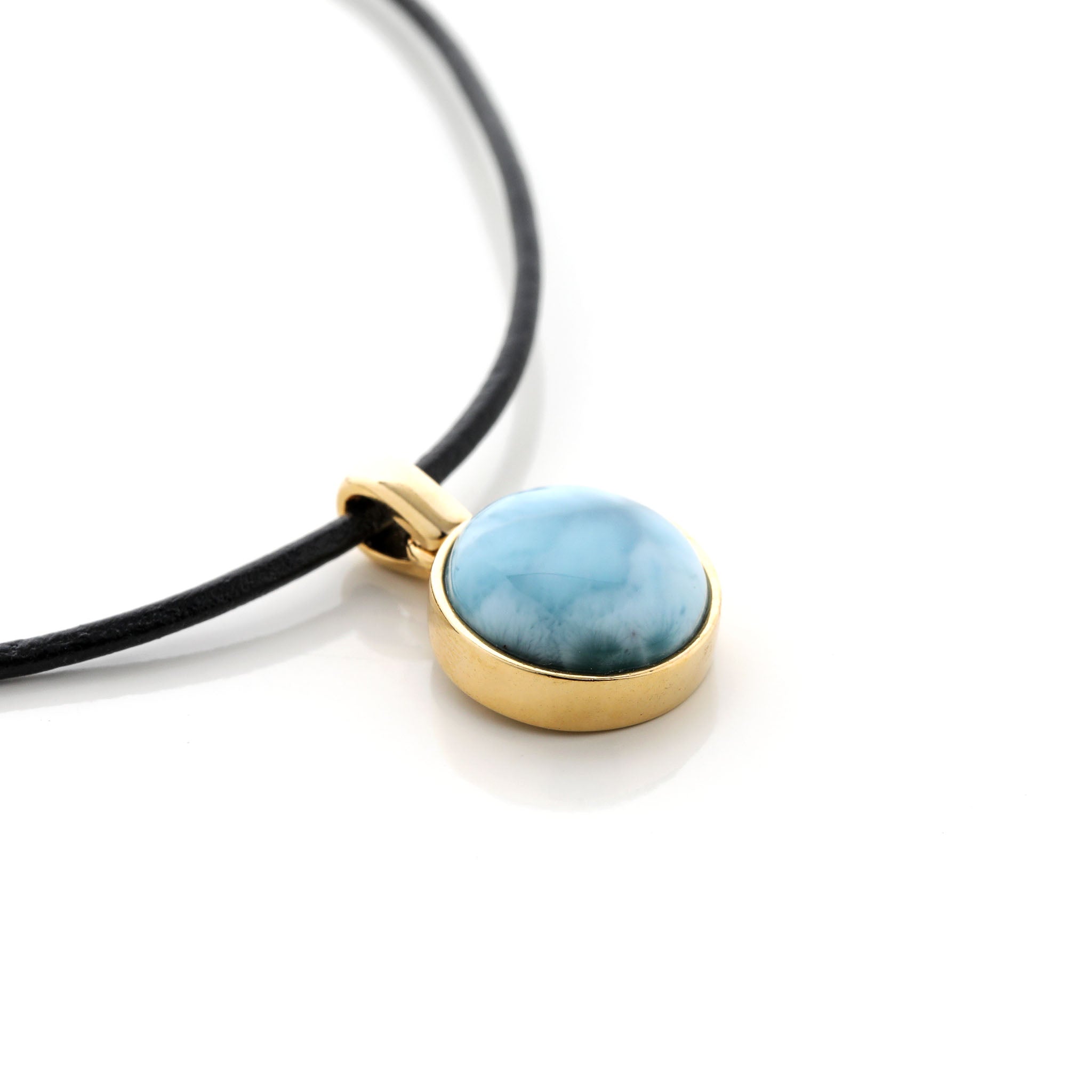 Gold Vermeil Larimar Pendant Ren