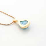 Gold Vermeil Larimar Pendant Saachi