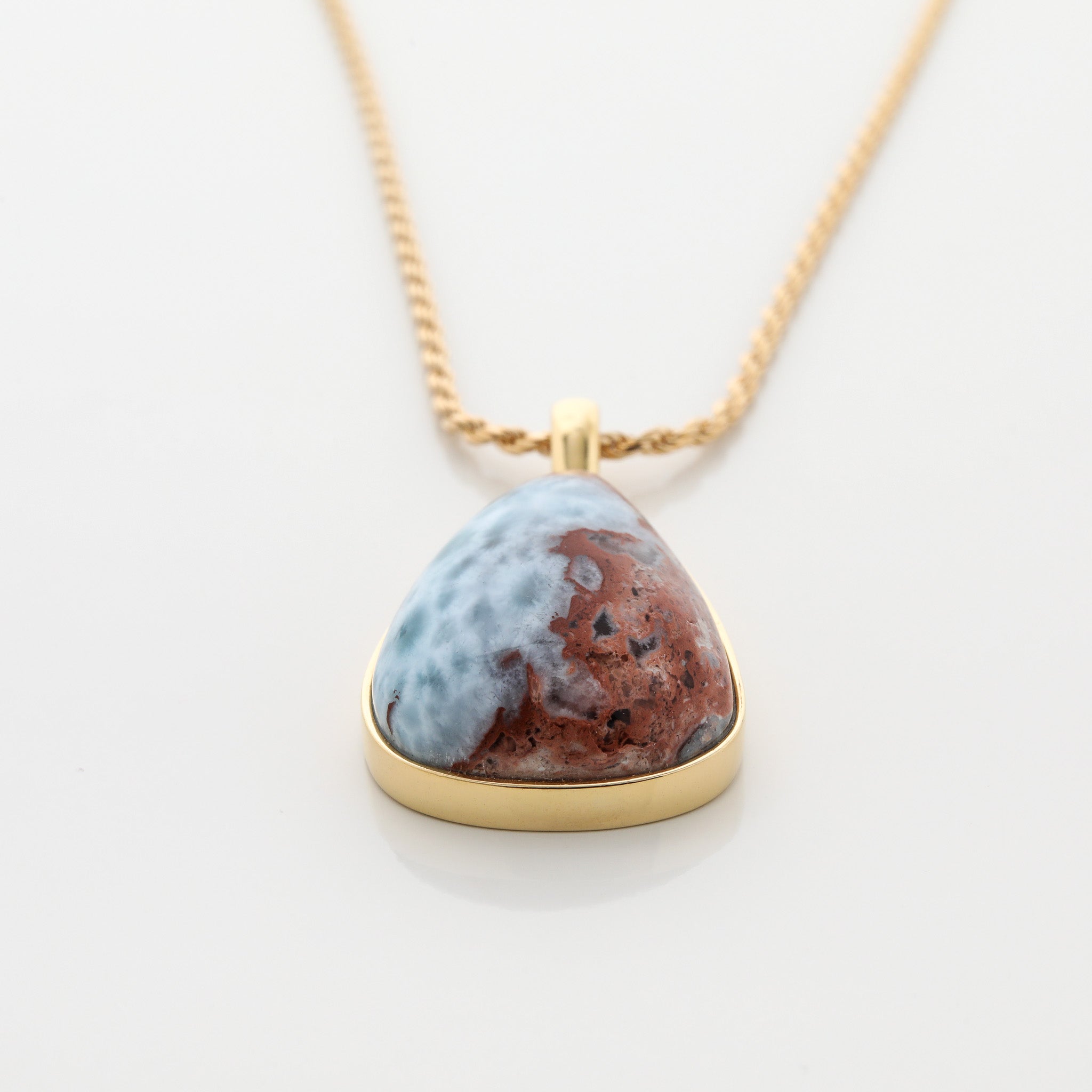 Gold Vermeil Larimar Pendant Gracie