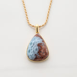 Gold Vermeil Larimar Pendant Gracie