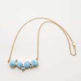 Gold Vermeil Larimar Necklace Athena