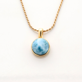 Larimar Gold Vermeil Sadie Pendant