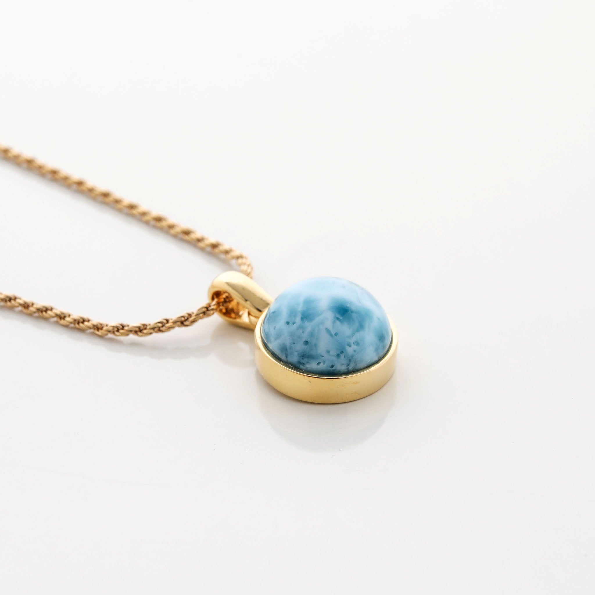 Larimar Gold Vermeil Sadie Pendant