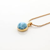 Larimar Gold Vermeil Sadie Pendant