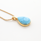 Gold Vermeil Larimar Pendant Renee