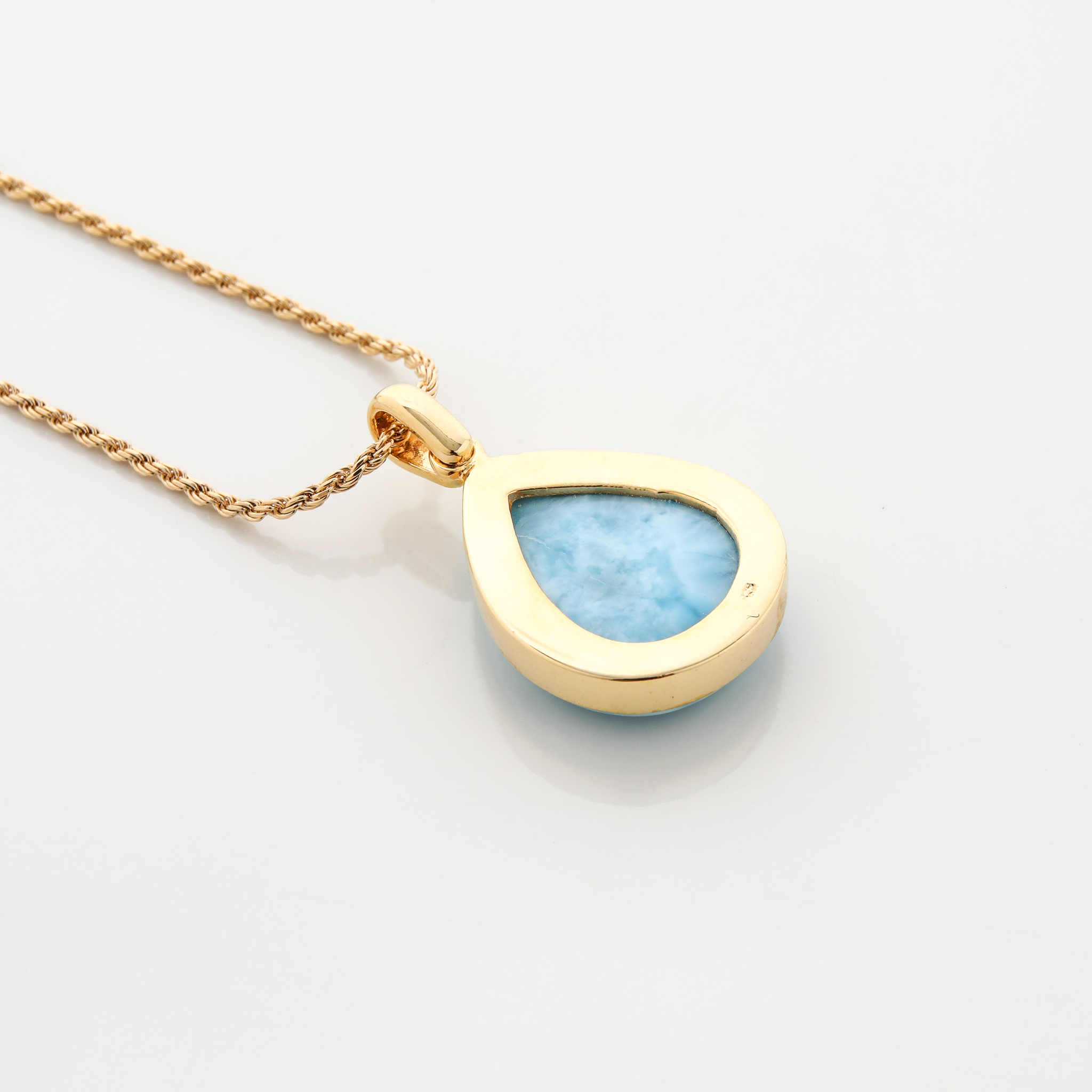 Gold Vermeil Larimar Pendant Renee