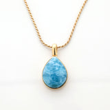 Gold Vermeil Larimar Pendant Sophie