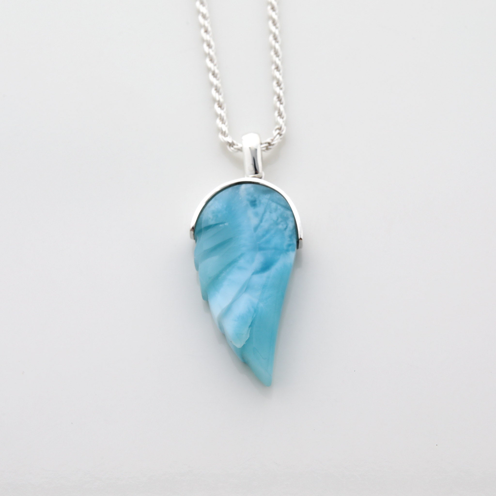 Larimar Wing Pendant Angelina