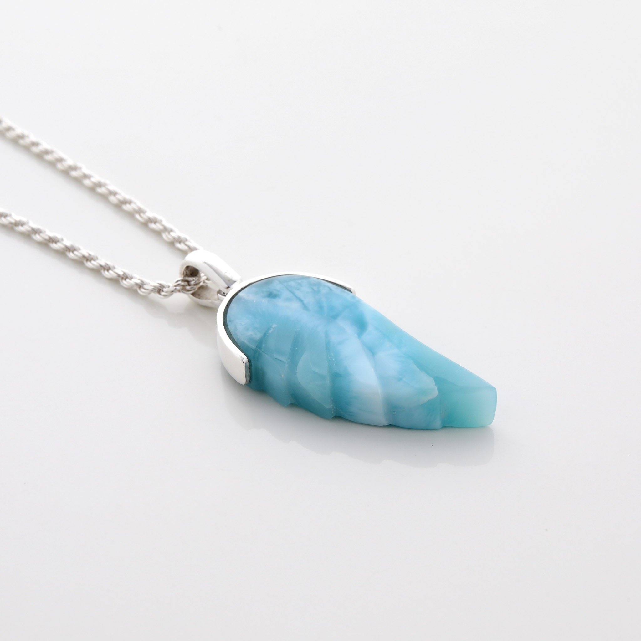 Larimar Wing Pendant Angelina