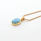 Gold Vermeil Larimar Pendant Siya