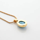 Gold Vermeil Larimar Pendant Siya