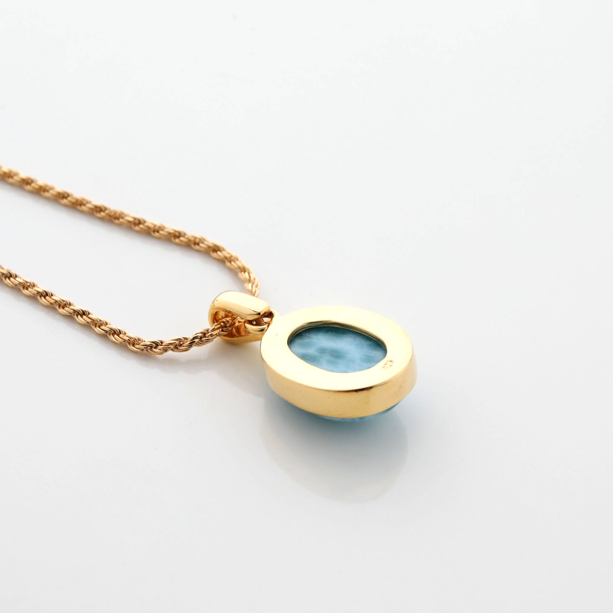 Gold Vermeil Larimar Pendant Siya