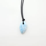 Larimar Leather Necklace Jasper