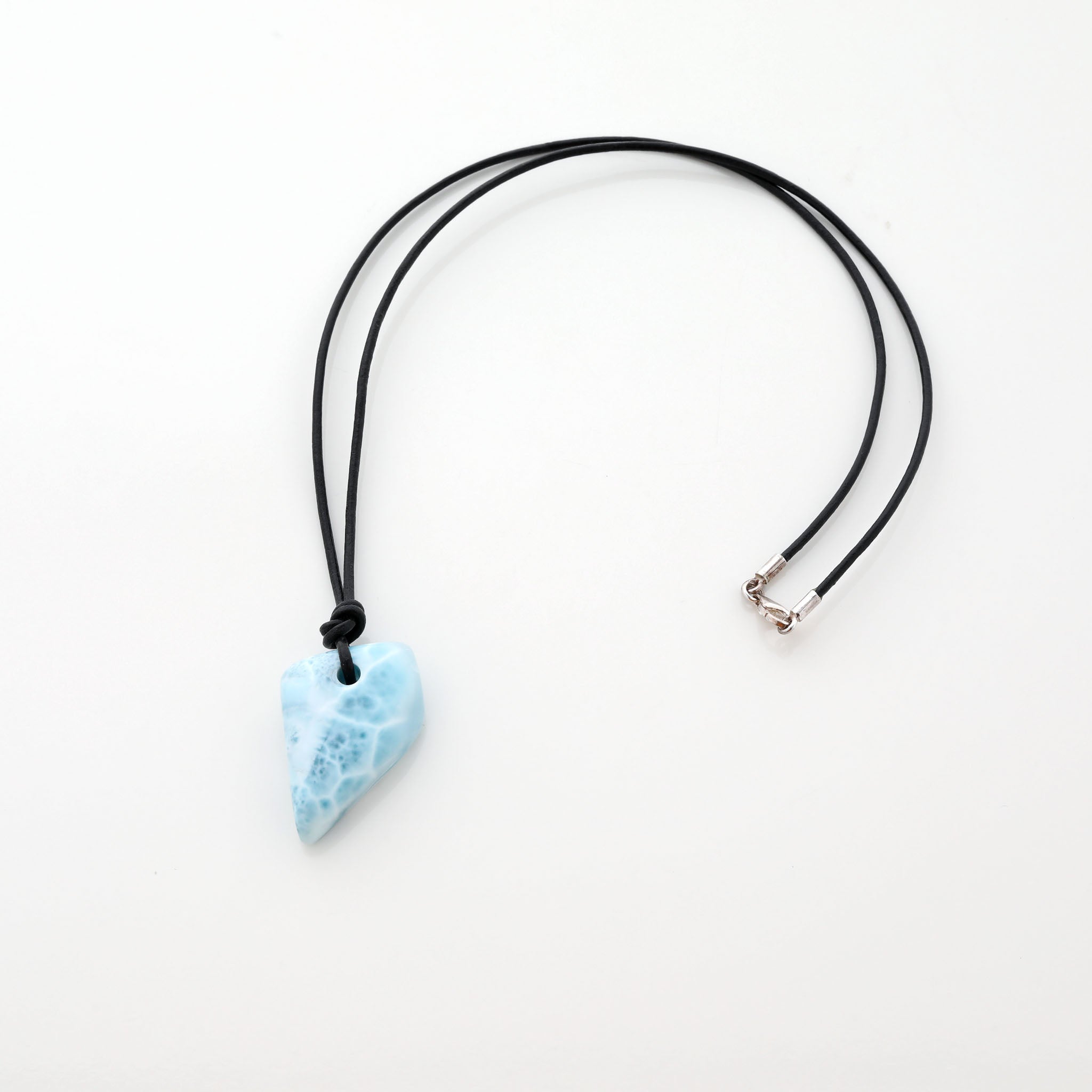 Larimar Leather Necklace John