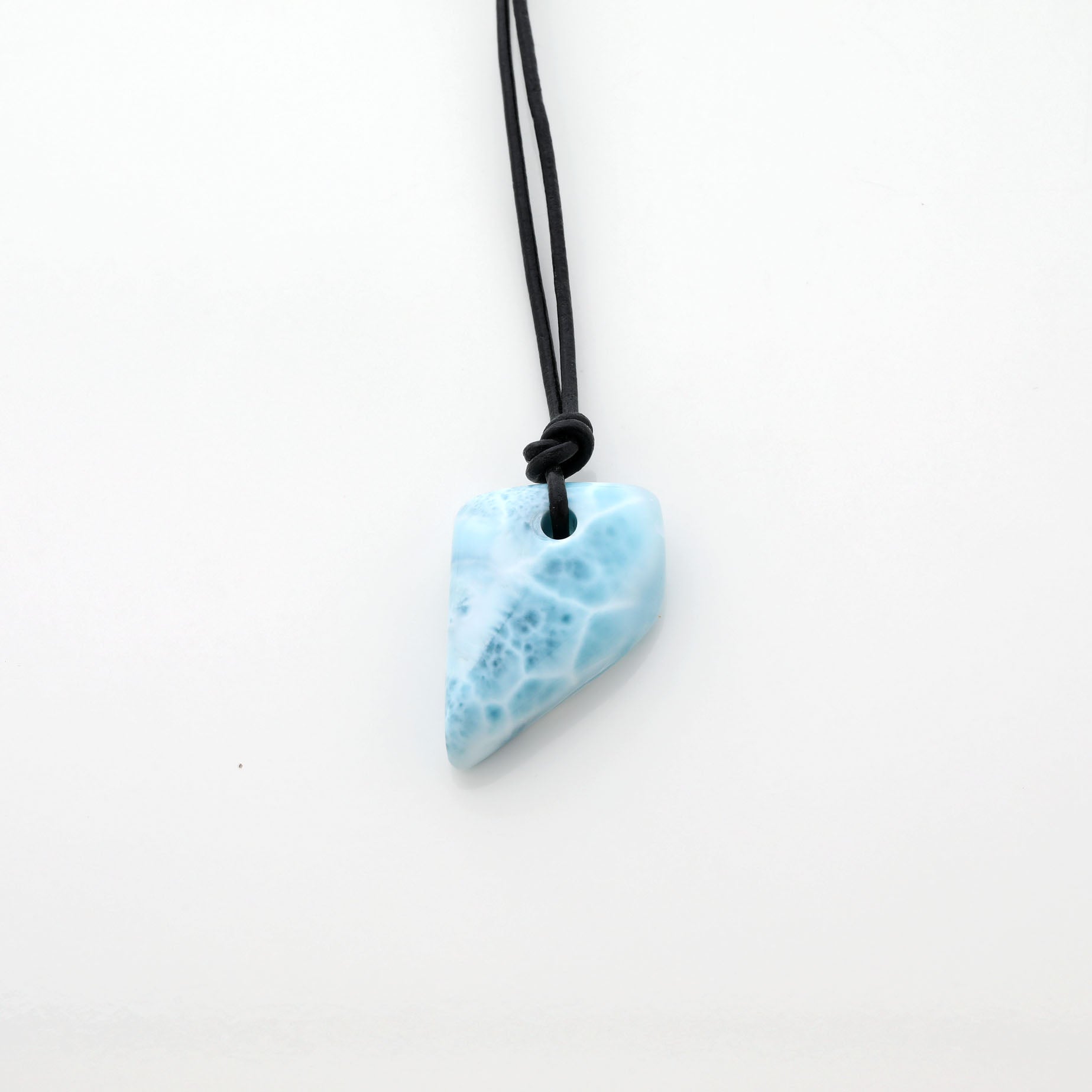 Larimar Leather Necklace John