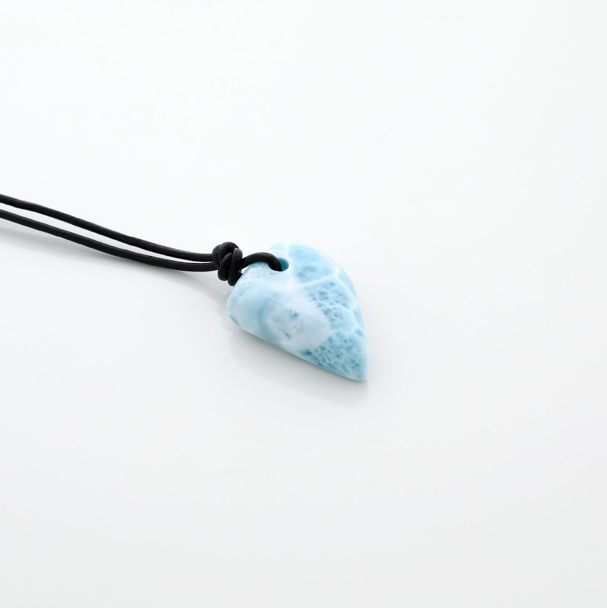 Larimar Leather Necklace John