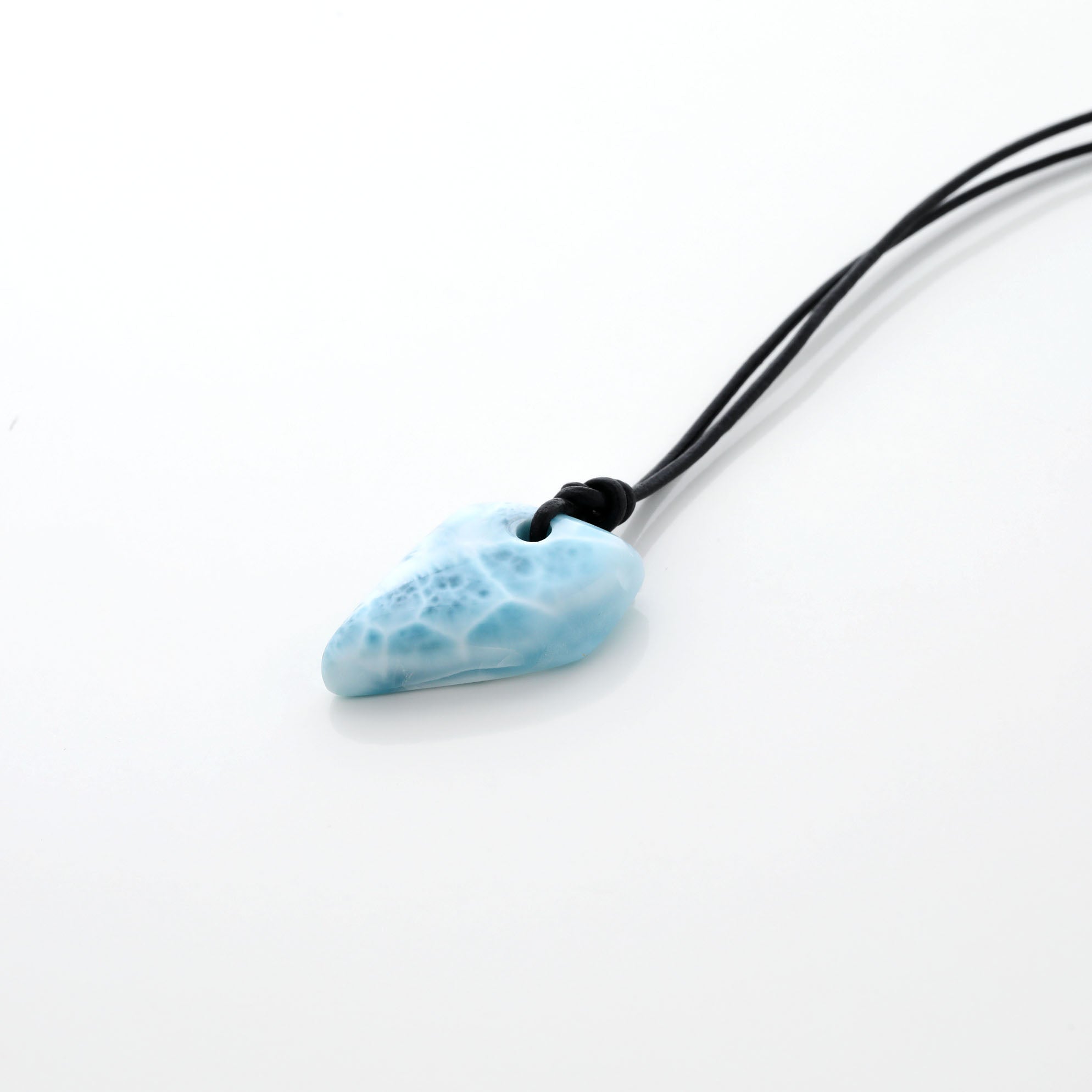 Larimar Leather Necklace John