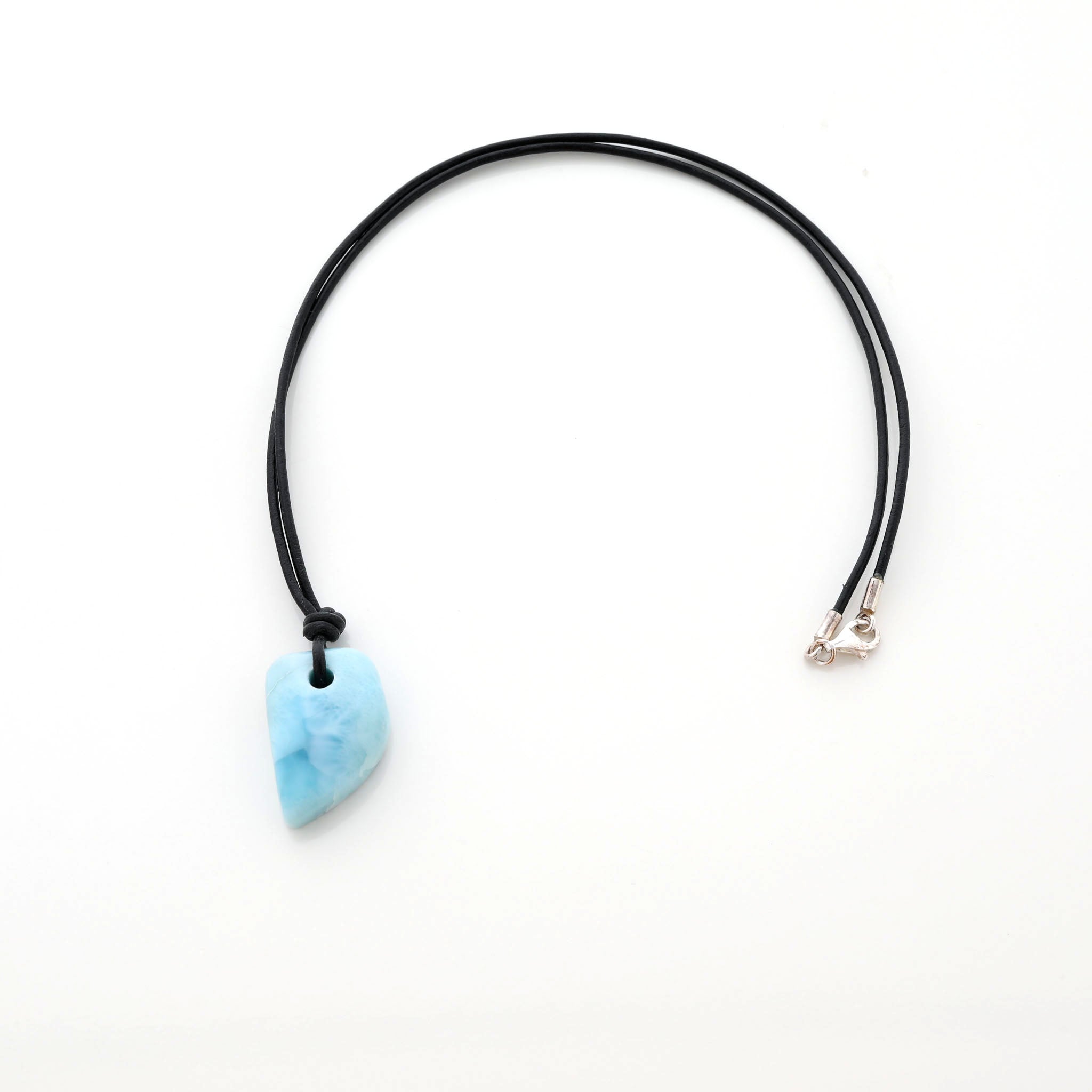 Larimar Necklace Ronan Men Leather