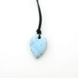 Larimar Leather Necklace Jay