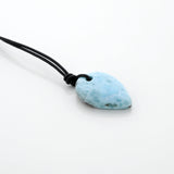 Larimar Leather Necklace Jay