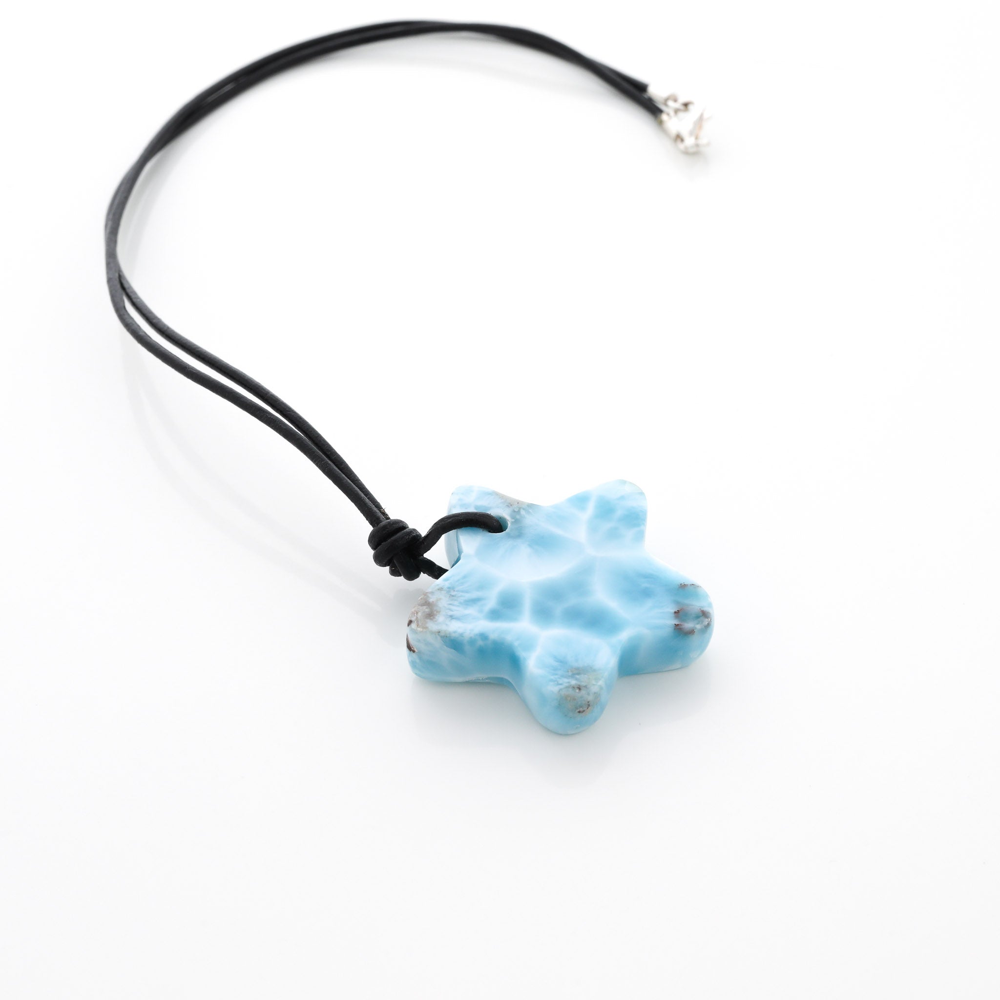 Larimar Star Necklace Chara