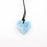 Larimar Heart Necklace Selene