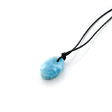 Larimar Leather Necklace Jonah