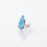 Larimar TearDrop Ring Elara