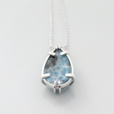 Larimar Blue Stone Pendant for Women