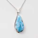 Larimar TearDrop Pendant Sierra