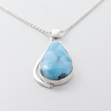 Larimar TearDrop Pendant Sierra