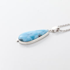 Larimar TearDrop Pendant Sierra