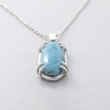 Oval Shape Larimar Pendant Livia