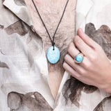 Larimar Necklace Kai