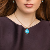 Gold Vermeil Larimar Pendant Sophie