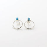  Larimar Earrings Vera Teardrop Studs  