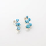 Larimar Earrings Verity Multistone Studs