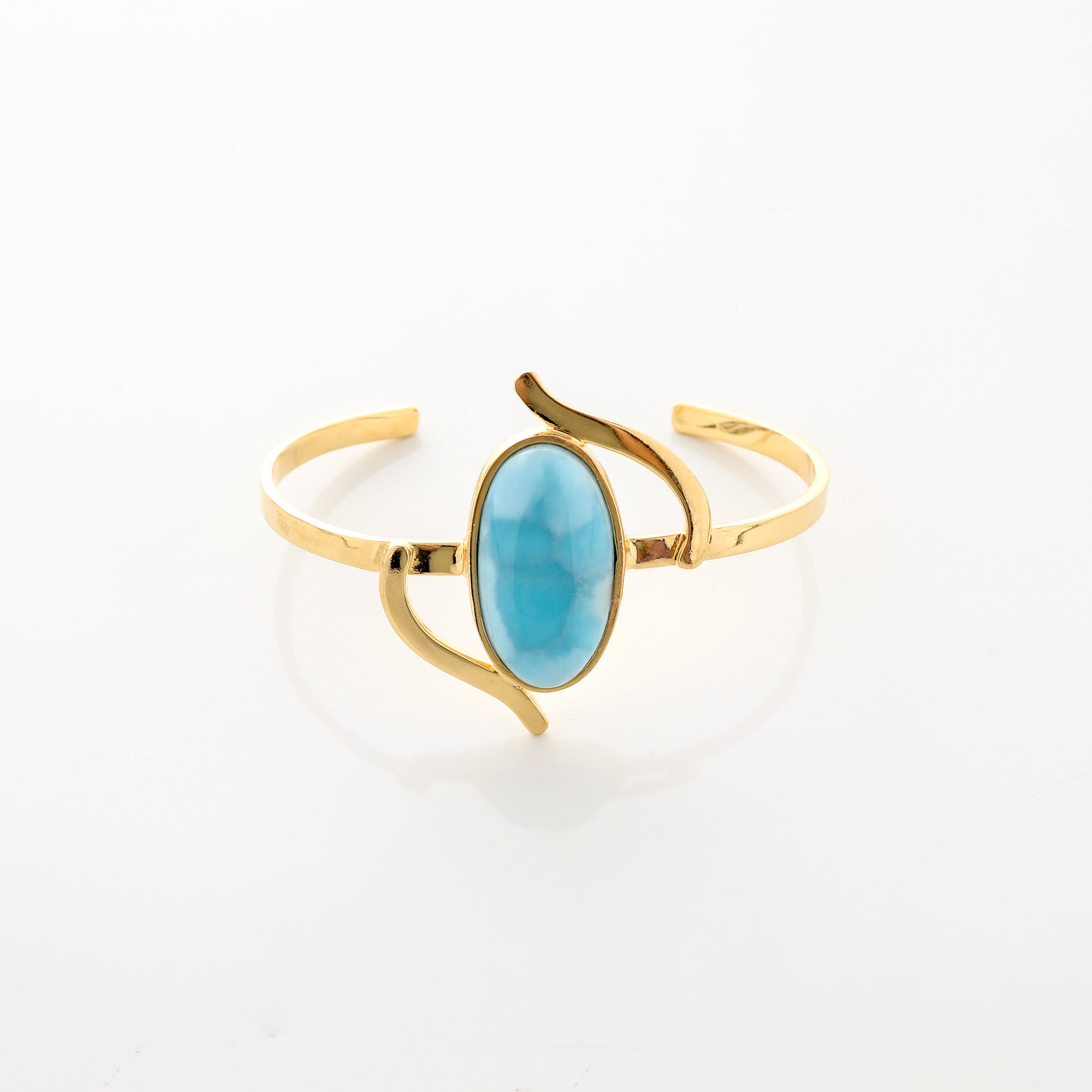 Larimar Gold Vermeil Cuff Liora