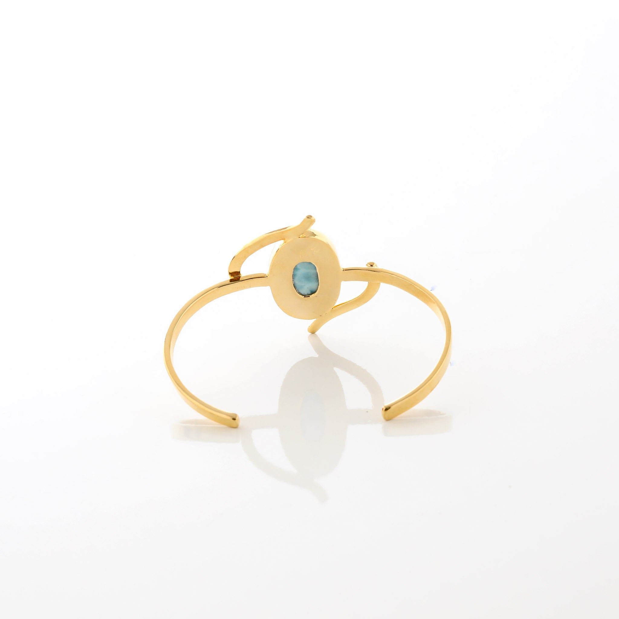 Larimar Gold Vermeil Cuff Liora