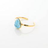 Larimar Gold Vermeil Cuff Leni