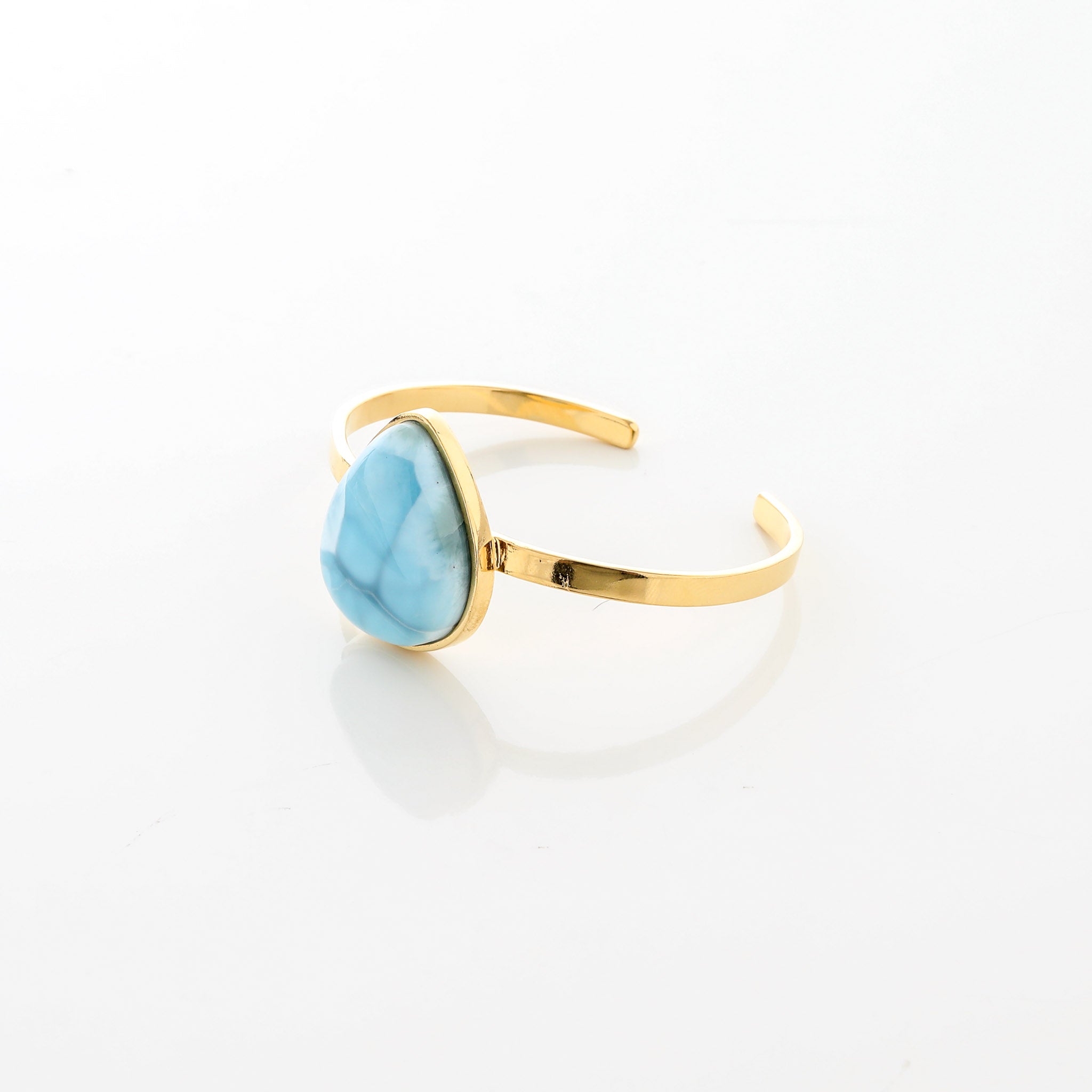 Larimar Gold Vermeil Cuff Leni