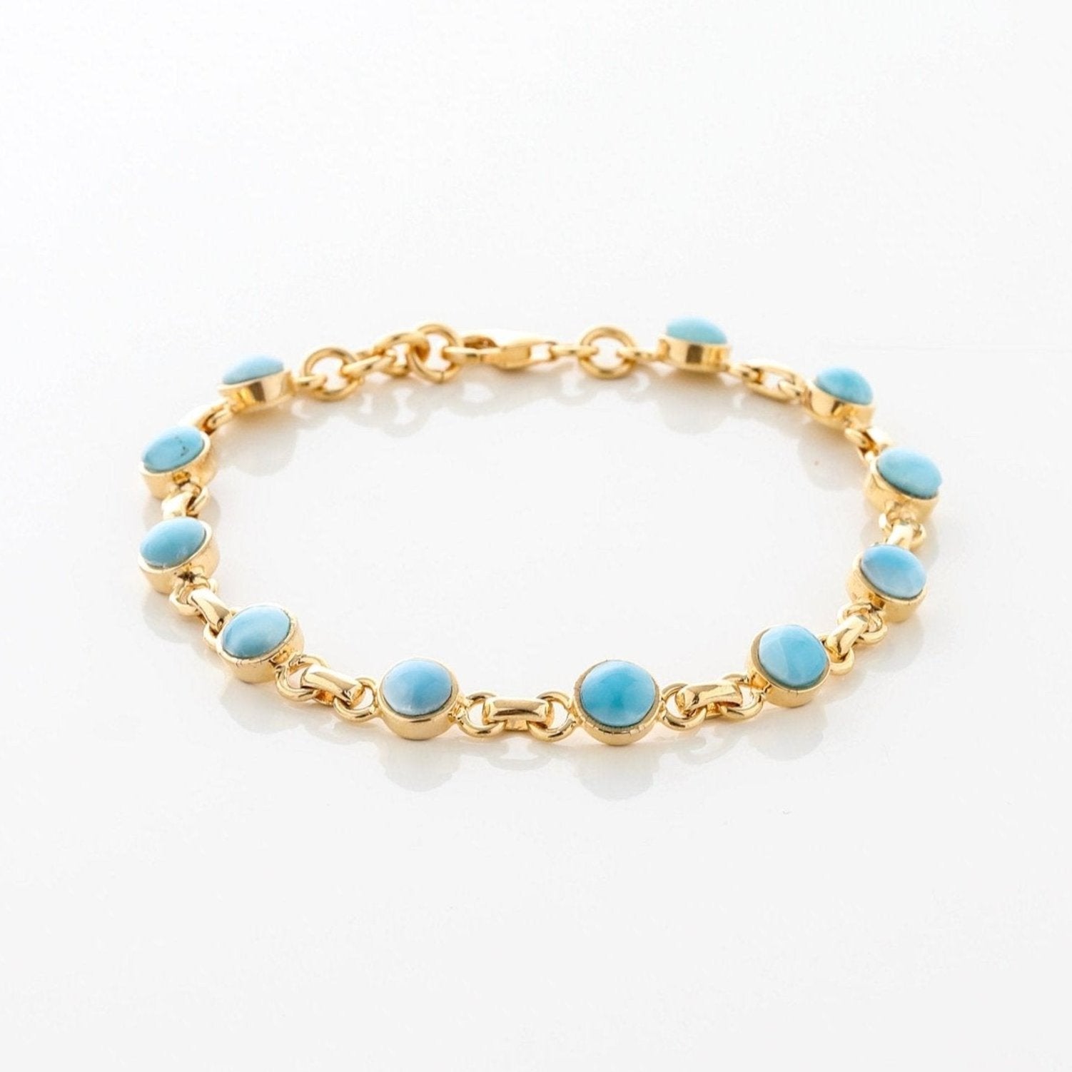 Luminary Larimar Bracelet Gold Vermeil